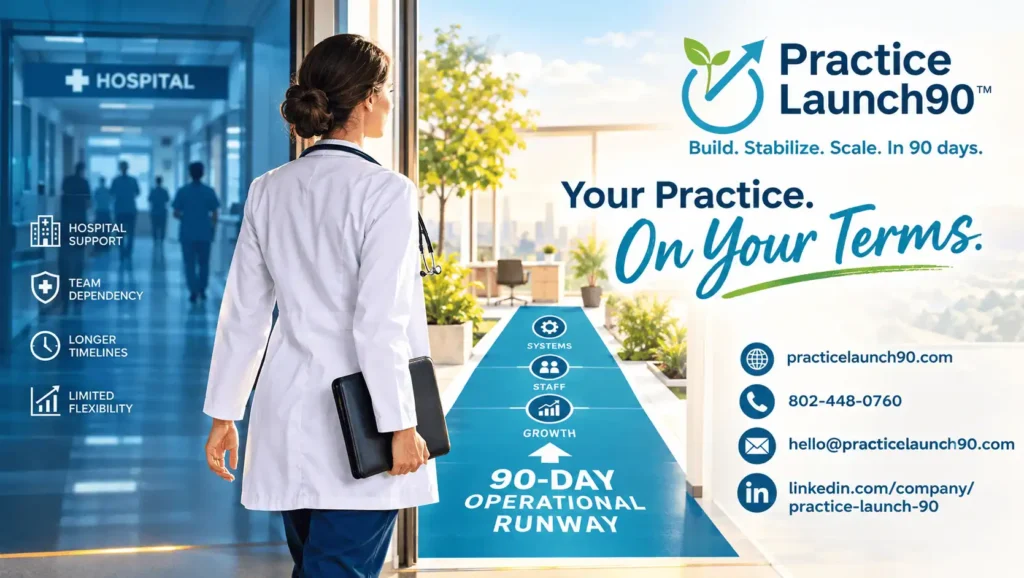 leaving hospital employment to start practice